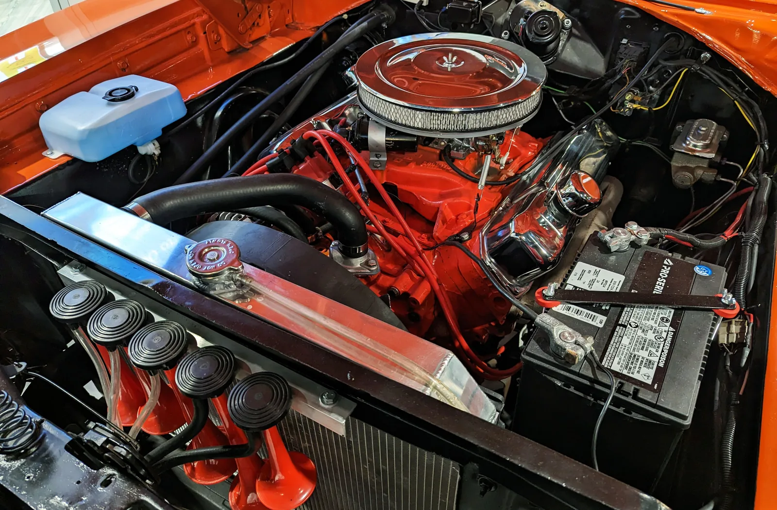 Detailed automotive engine bay representing decades of mechanical experience